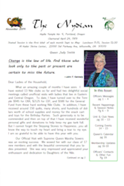 Nydian Newsletter November 2014